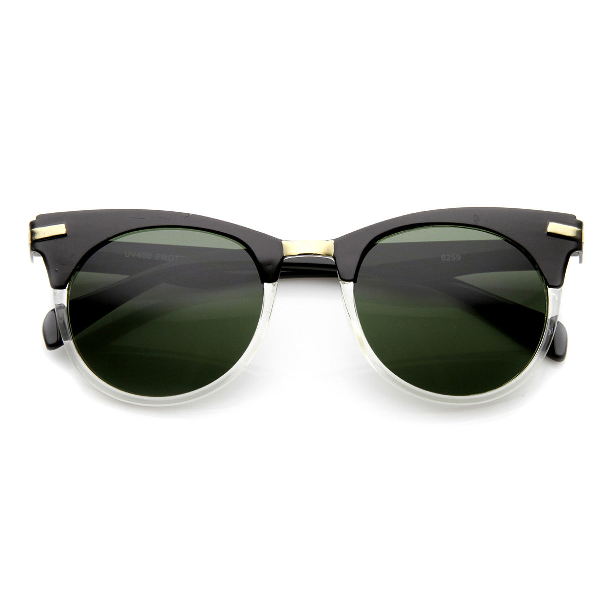 Black-Clear Green