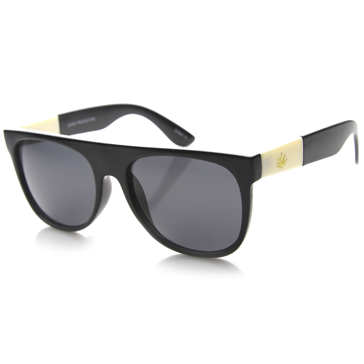 Ivory Leaf | Shiny Black / Smoke