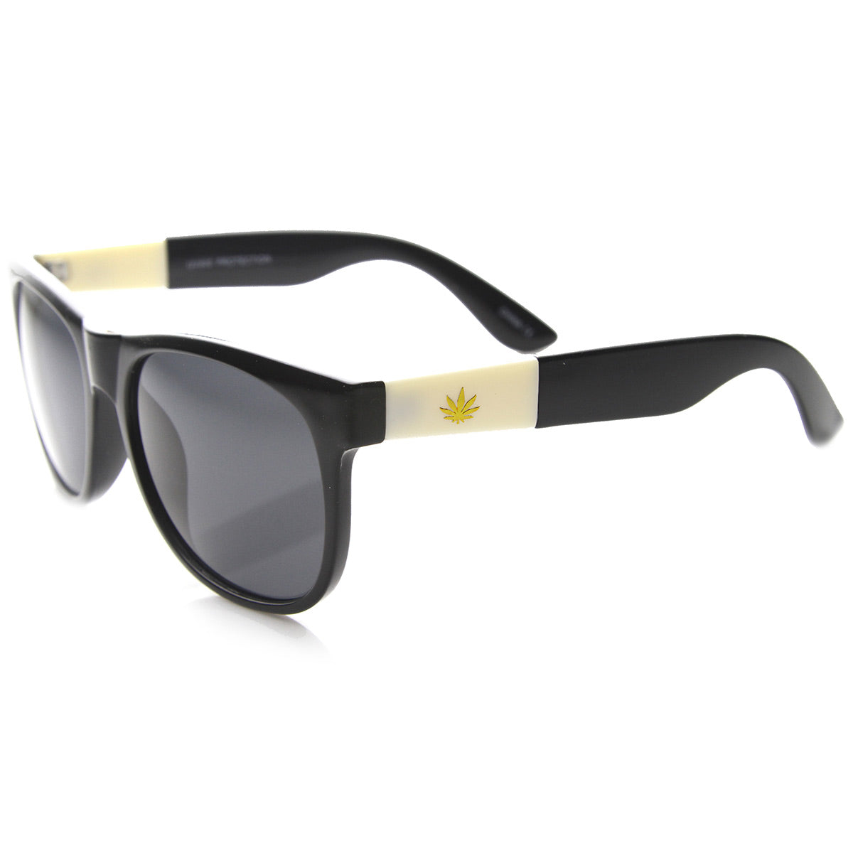 Ivory Leaf | Shiny Black / Smoke