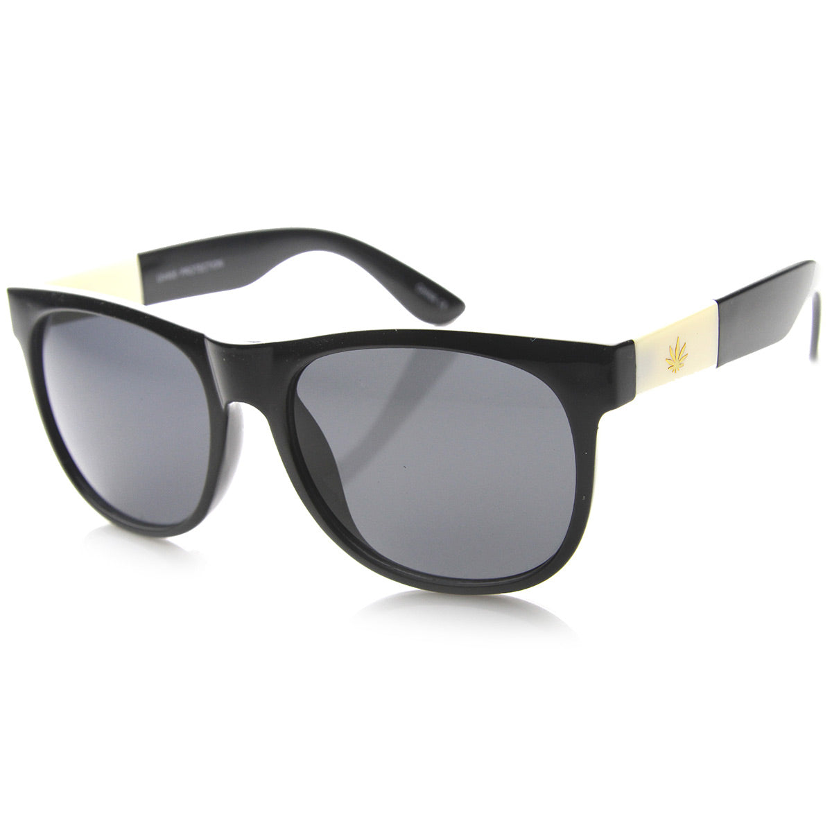 Ivory Leaf | Shiny Black / Smoke
