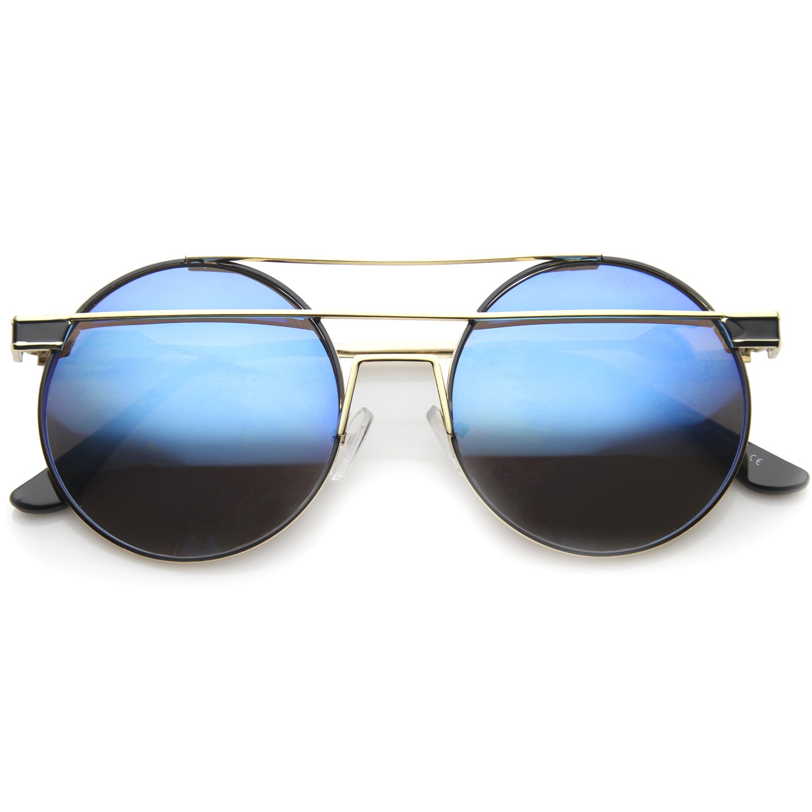 Gold-Black / Blue Mirror