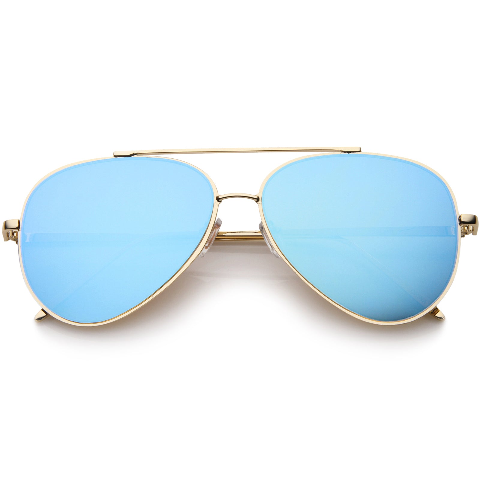Gold / Blue Mirror
