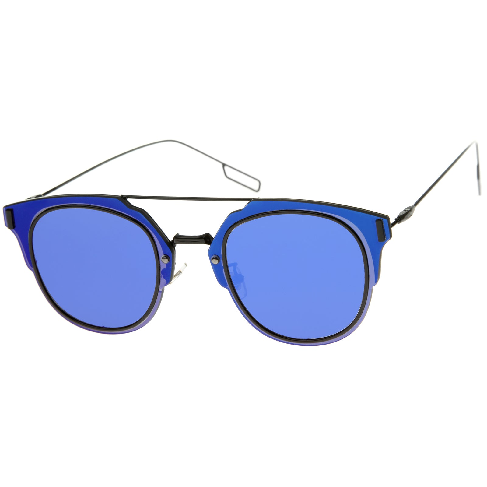 Black / Blue Mirror