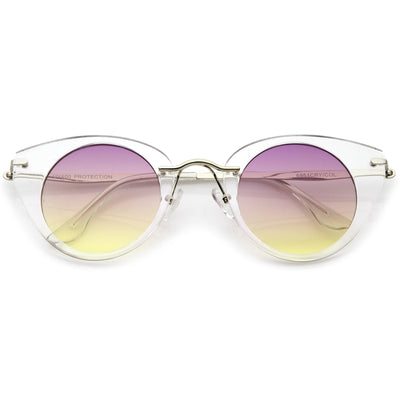 Clear-Silver / Purple-Yellow