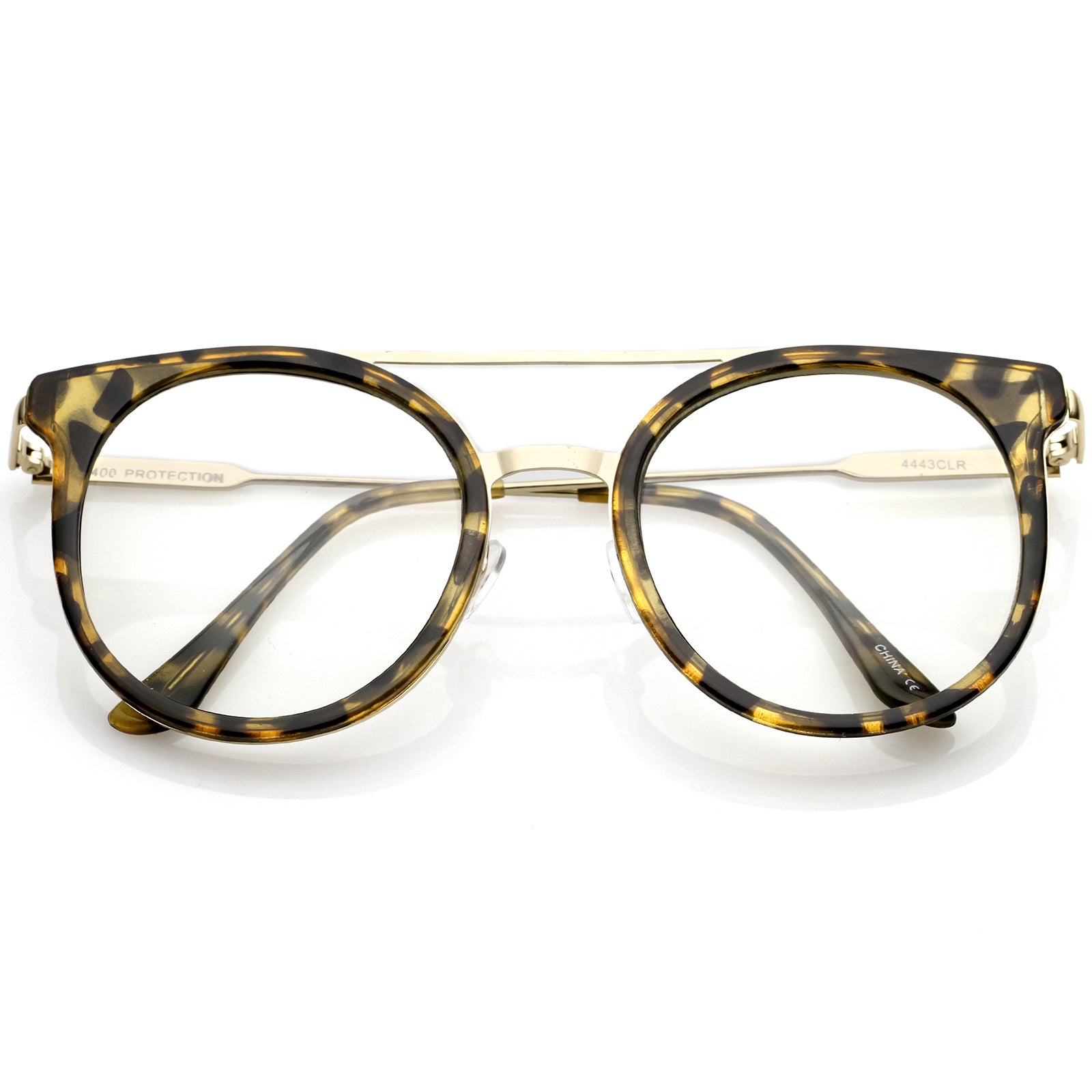 Tortoise-Gold / Clear