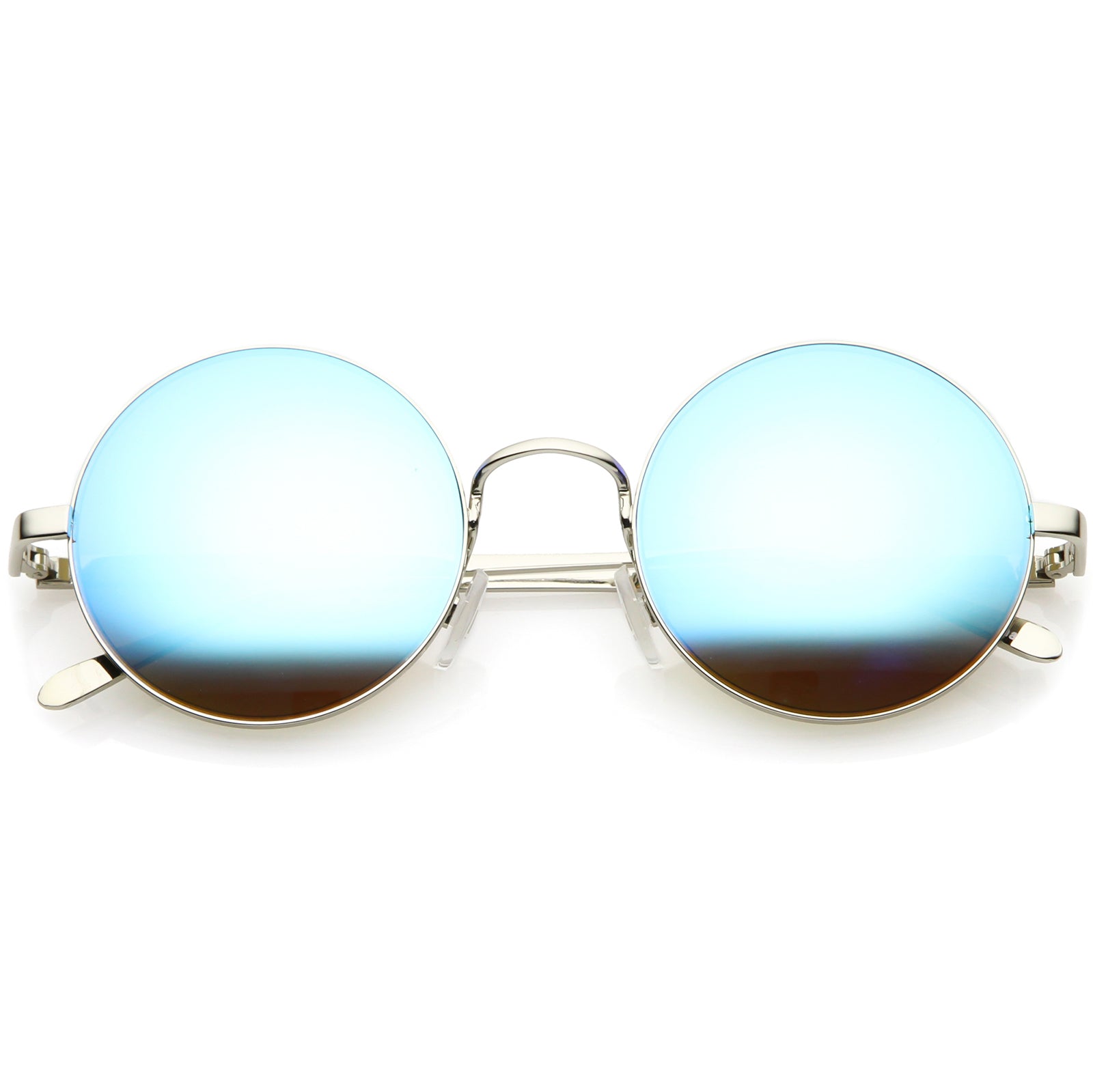 Silver / Blue Mirror