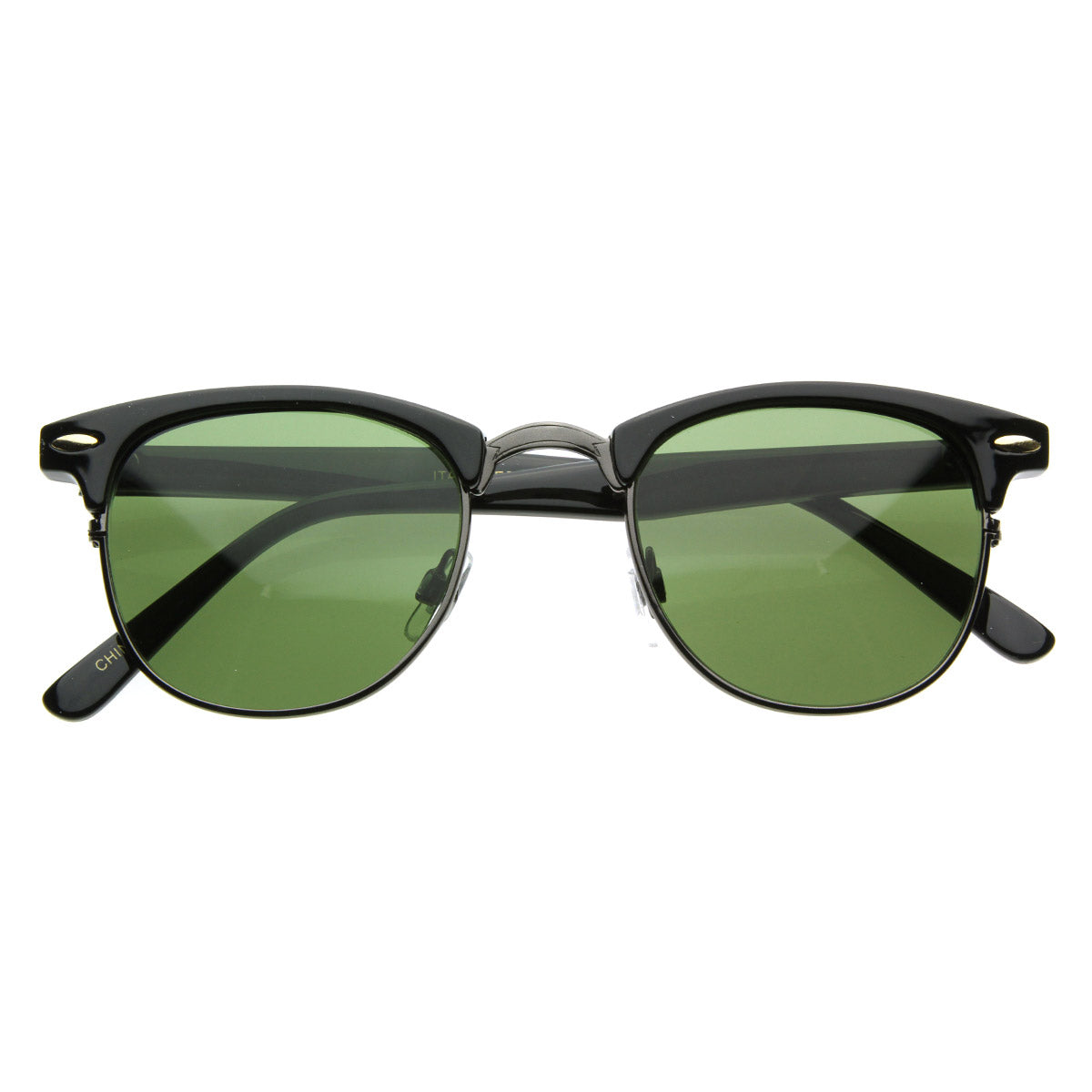 Half frame shop retro sunglasses