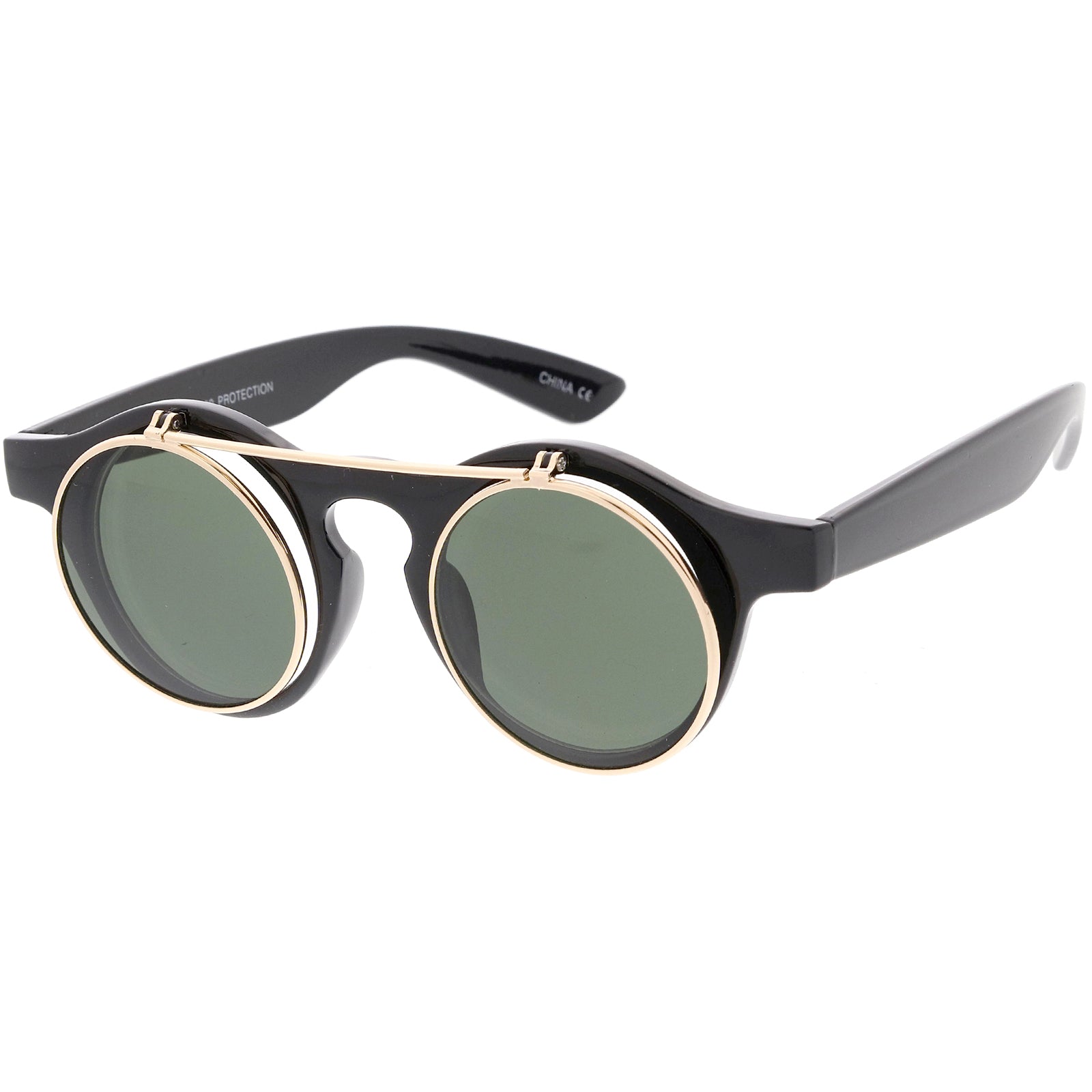Shiny Black Gold / Green