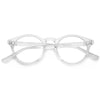 Vintage Inspired Clear Lens Small Circle Round Sunglasses