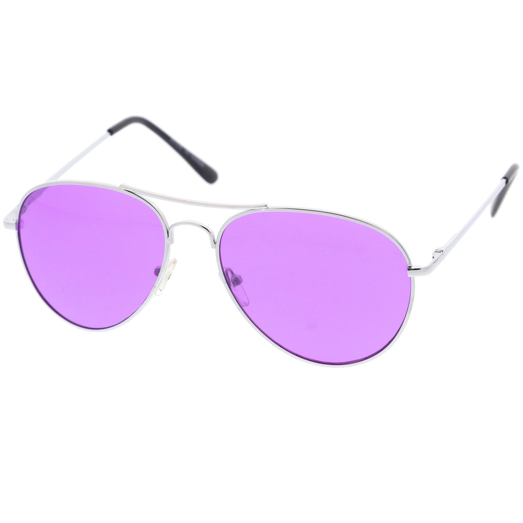 Silver / Purple