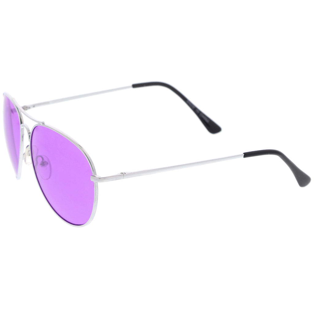 Silver / Purple