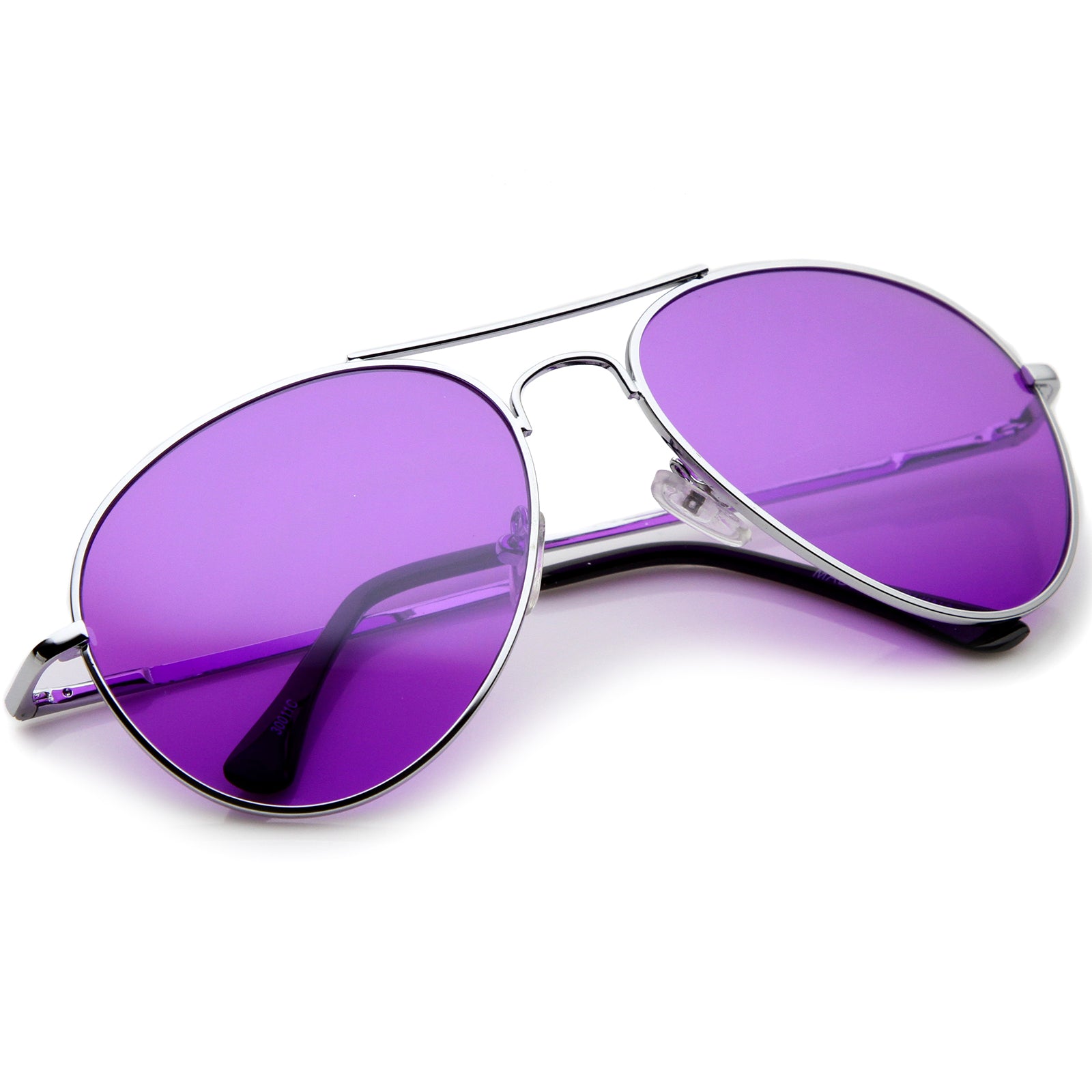 Silver / Purple