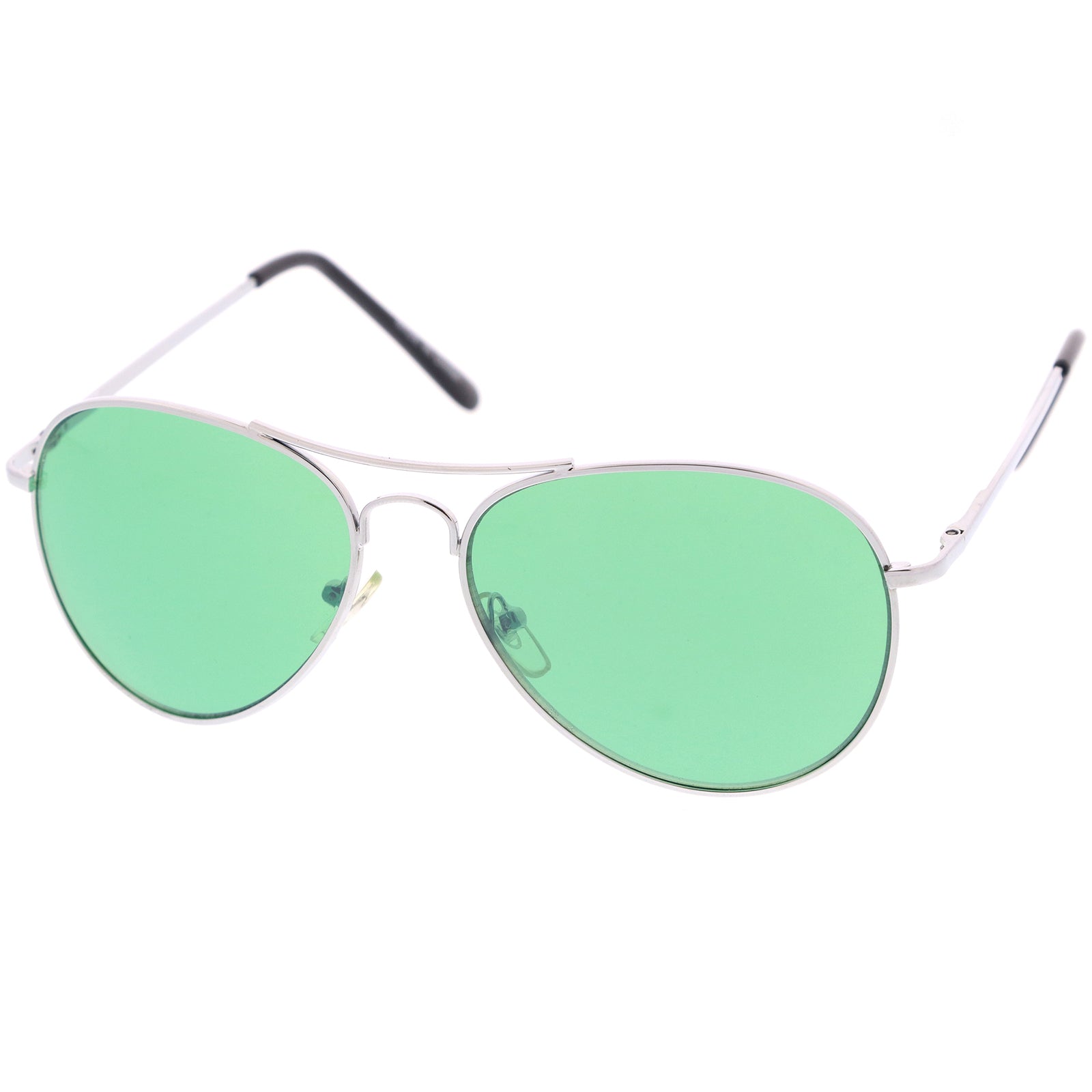 Silver / Green