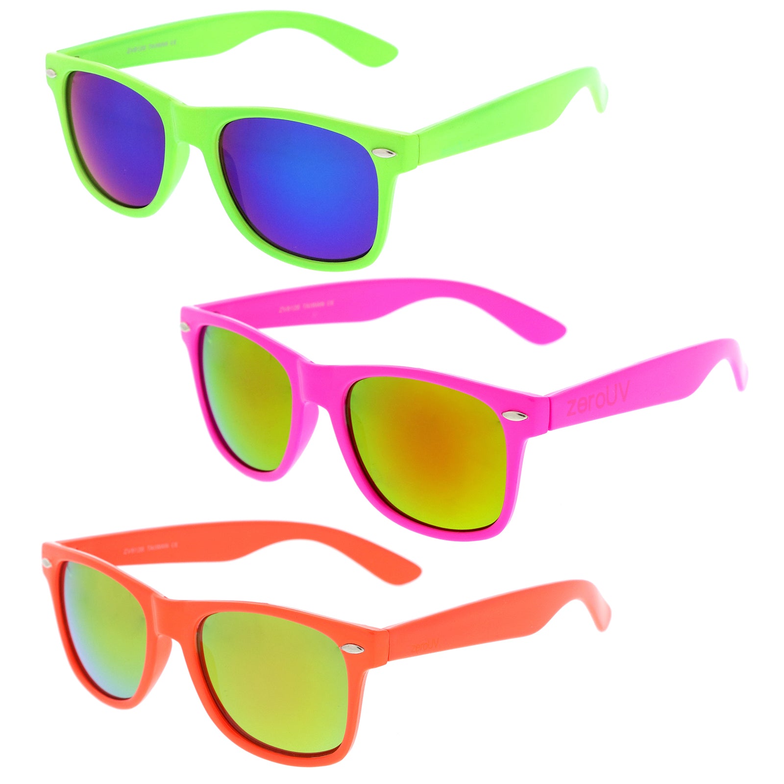 3-Pack | Green / Pink / Orange