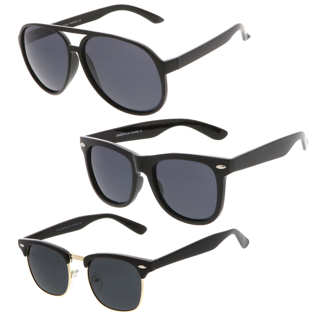 3-Pack Deluxe | Polarized Black Smoke Set