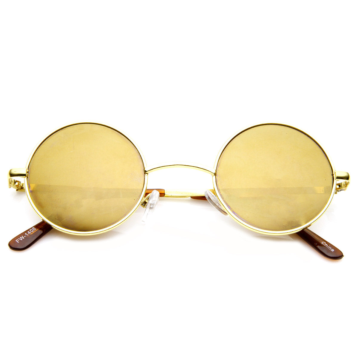 Small Retro Vintage Style Lennon Inspired Round Metal Circle Sunglasse sunglass.la