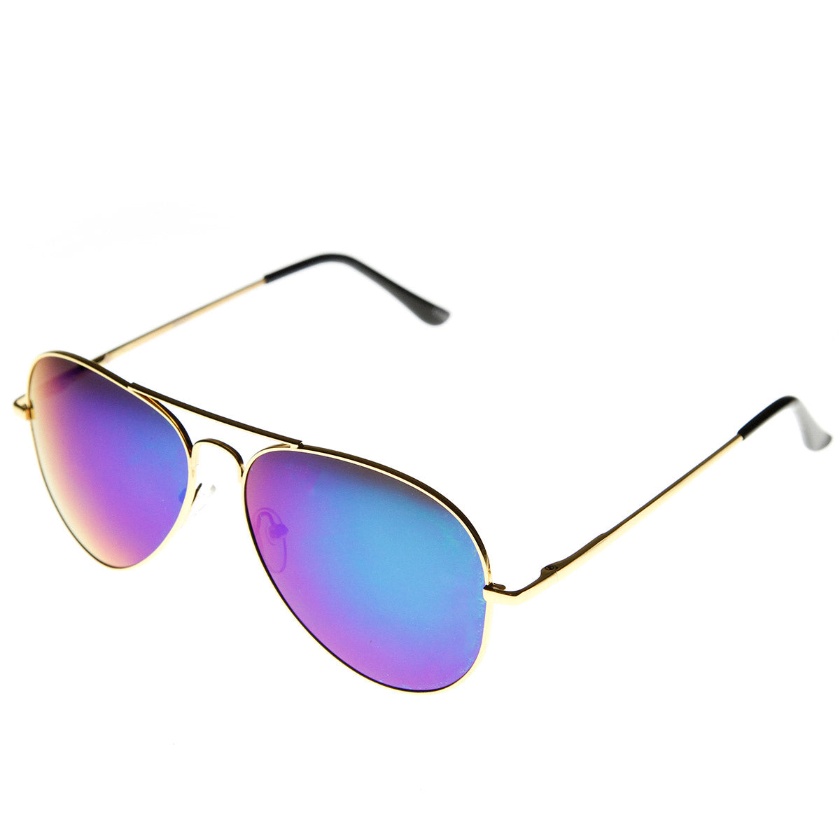 Gold / Blue Mirror