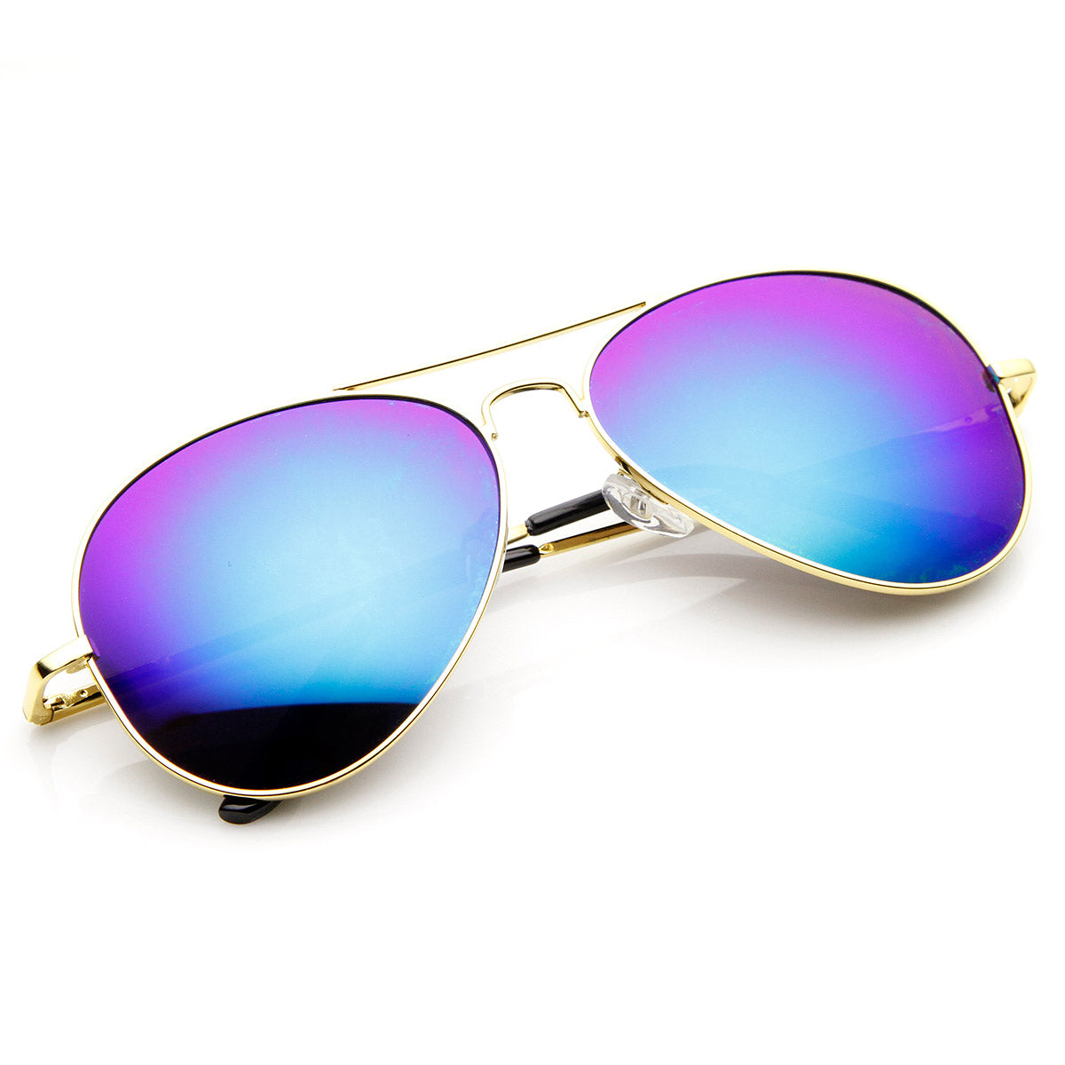 Gold / Blue Mirror