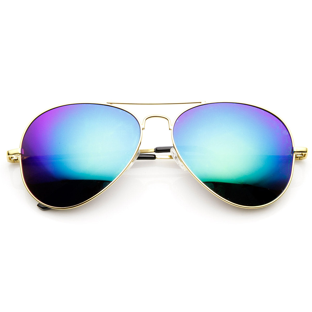 Gold / Blue Mirror