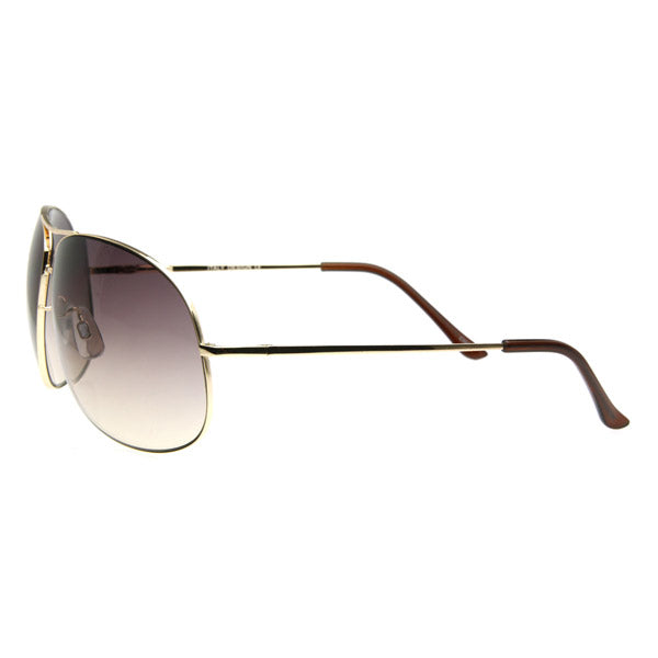 Fashion Aviators Metal Squared Aviator Sunglasses