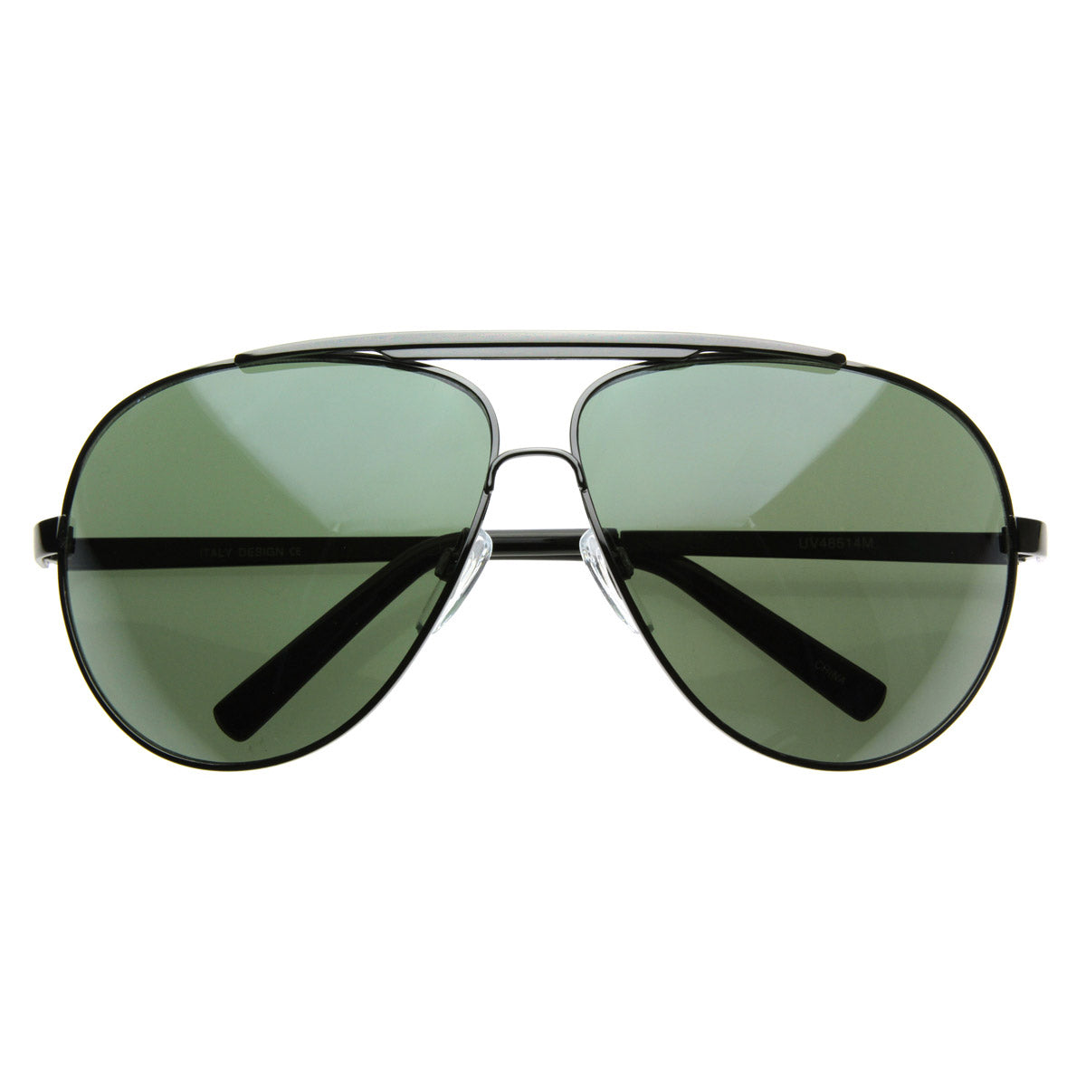 High Quality Full Frame Big X Large Oversized Metal Aviator Sunglasses sunglass.la