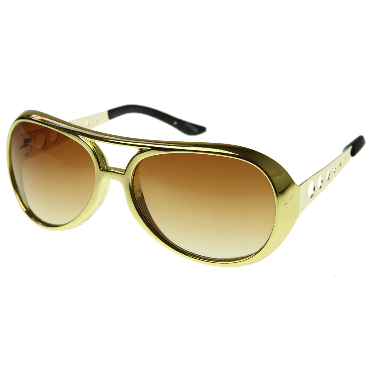Large Elvis King of Rock Rock & Roll Sunglasses - sunglass.la
