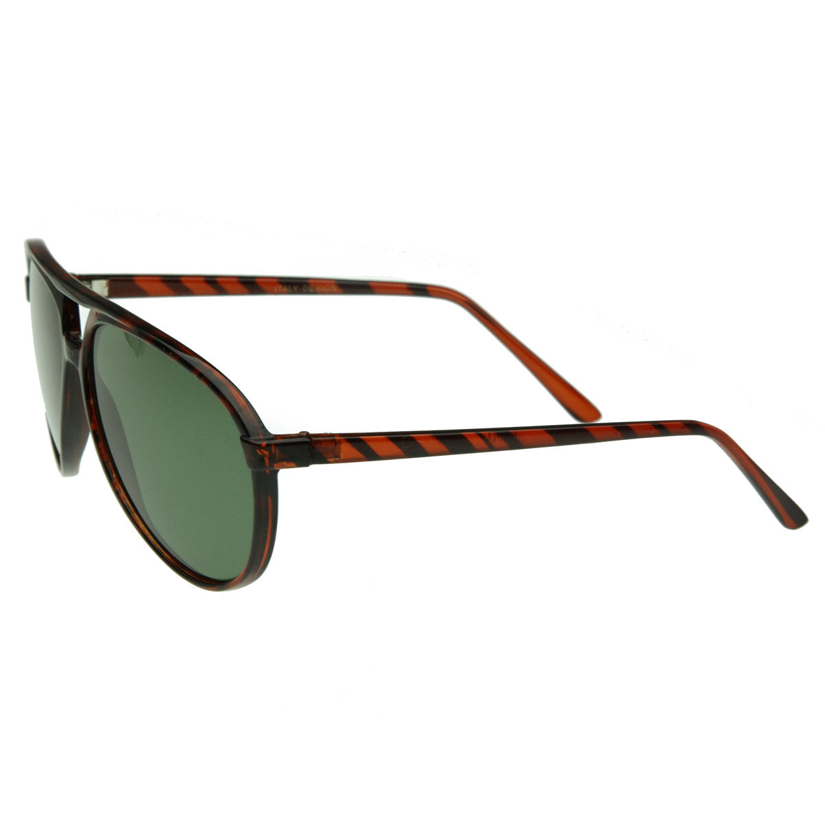 Retro 80s Plastic Classic Teardrop Aviators Shades Sunglasses
