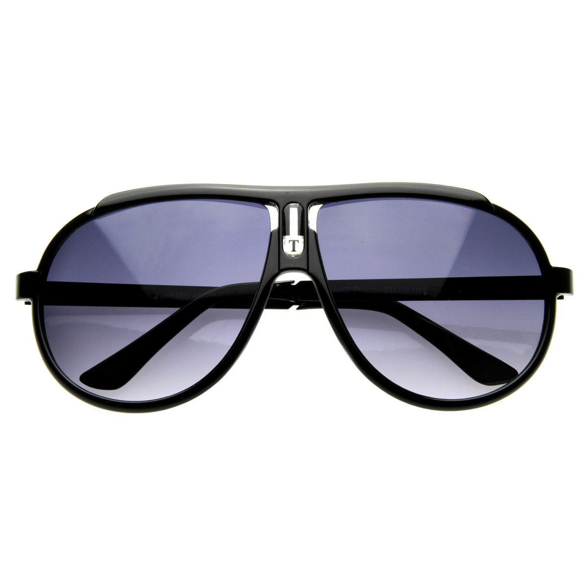Large 80s Style Sport Retro Aviator Sunglasses
