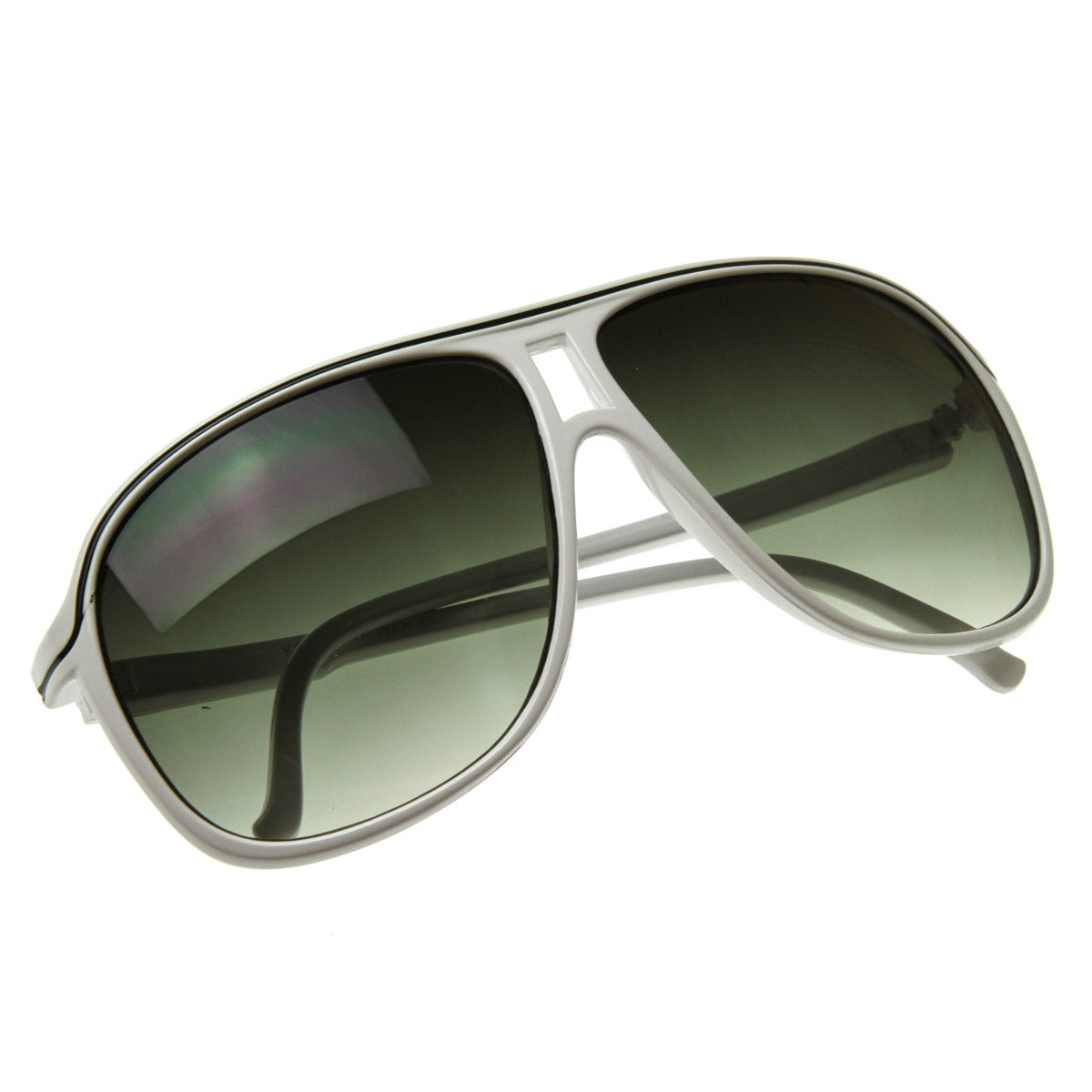 Large Retro Style Tear drop Shaped Aviator Sunglasses