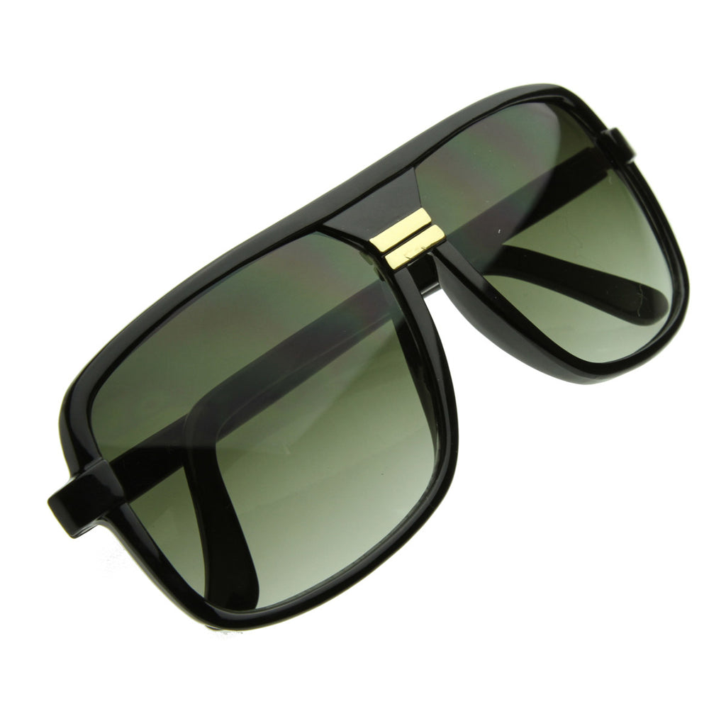 Classic Square Aviator Plastic Sunglasses Shades