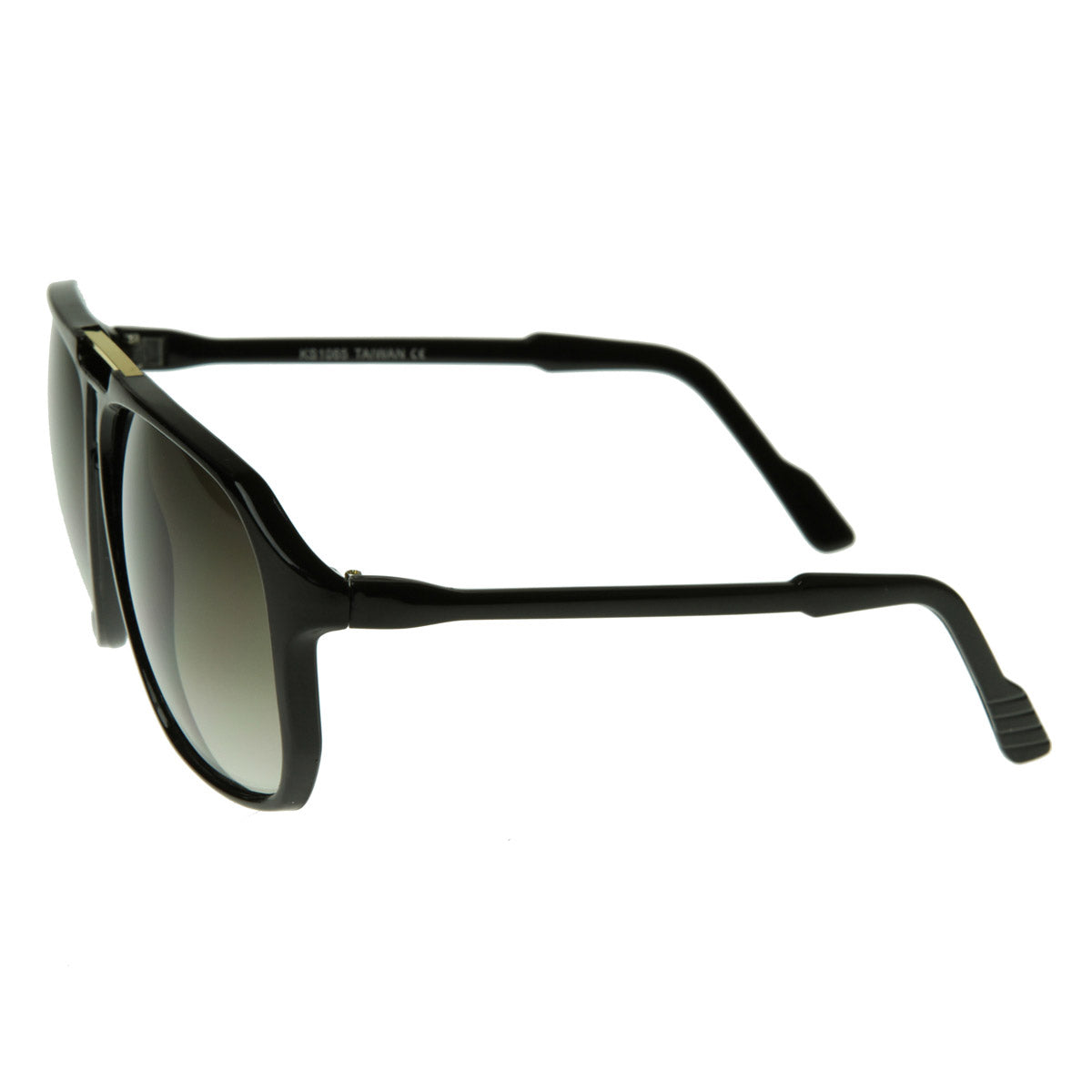Keyhole Plastic Square Aviators Sunglasses