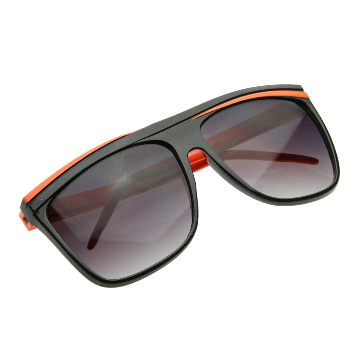 Neon Retro 80s Neon Flat Top Horn Rimmed Sunglasses