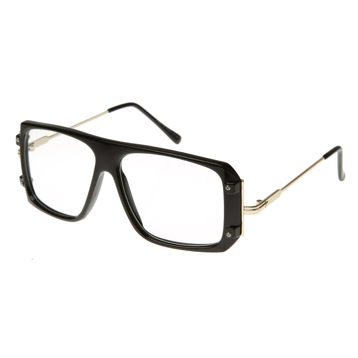 Vintage Inspired Square Clear Lens Glasses