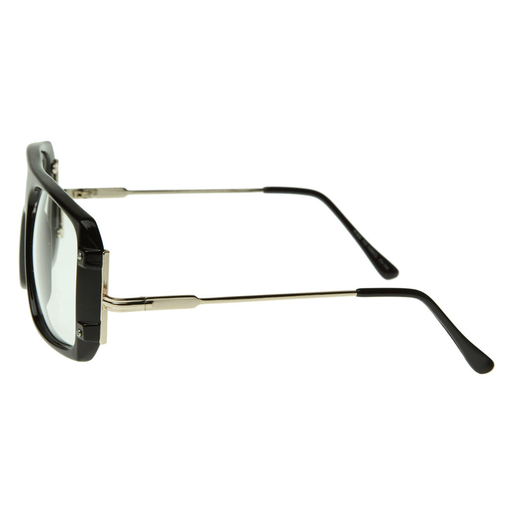 Vintage Inspired Square Clear Lens Glasses