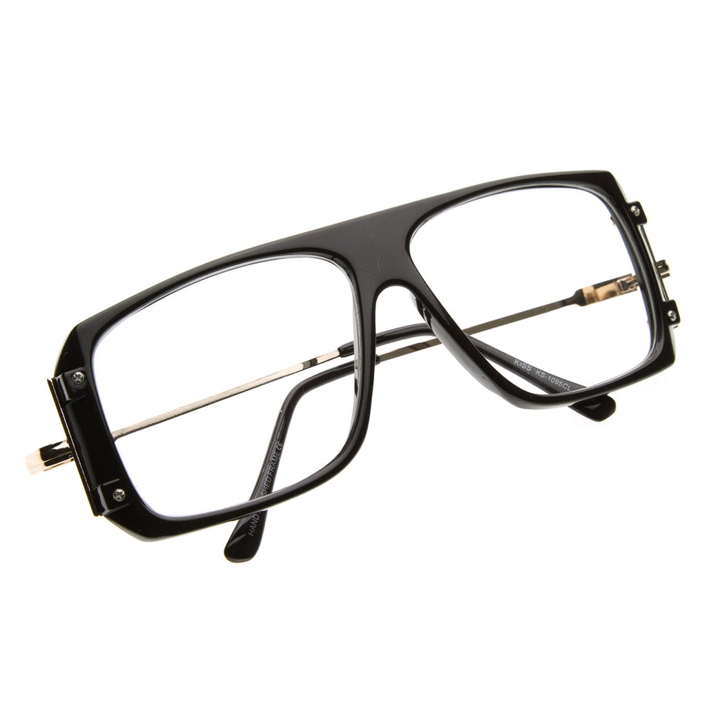 Vintage Inspired Square Clear Lens Glasses