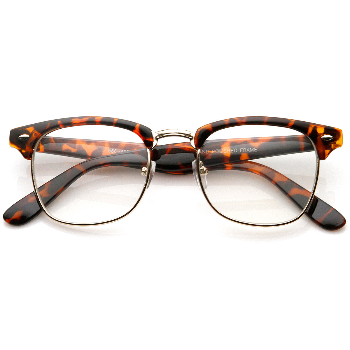Unisex Round Metal Frame Clear lens Vintage Retro Geek Fashion Glasses  Specs