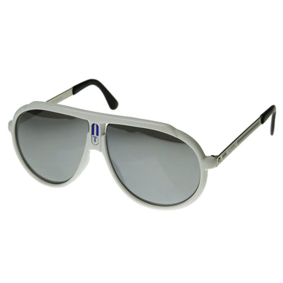 Retro Sport 80s Style Mirror Aviator Sunglasses