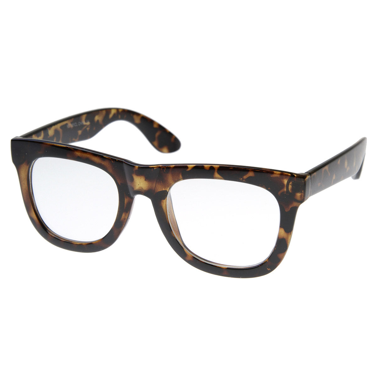 Gafas UV400 de Plástico con Montura Gruesa de Nerdo Geek Tipo Cuerno