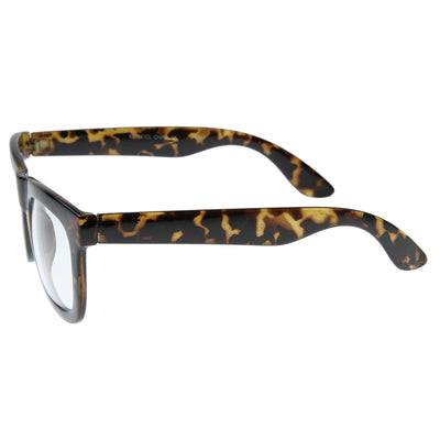 Thick Rimmed Frame Plastic Nerd Geek Horn Rimmed UV400 Glasses