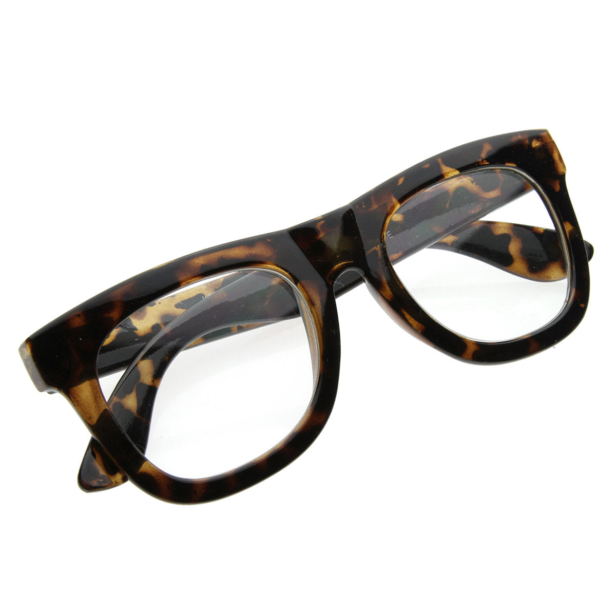 Gafas UV400 de Plástico con Montura Gruesa de Nerdo Geek Tipo Cuerno