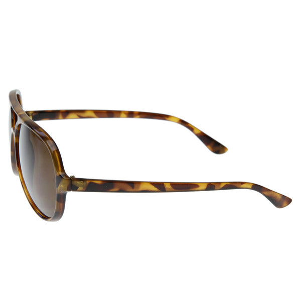 Classic Tear Drop Retro Plastic Aviator Sunglasses
