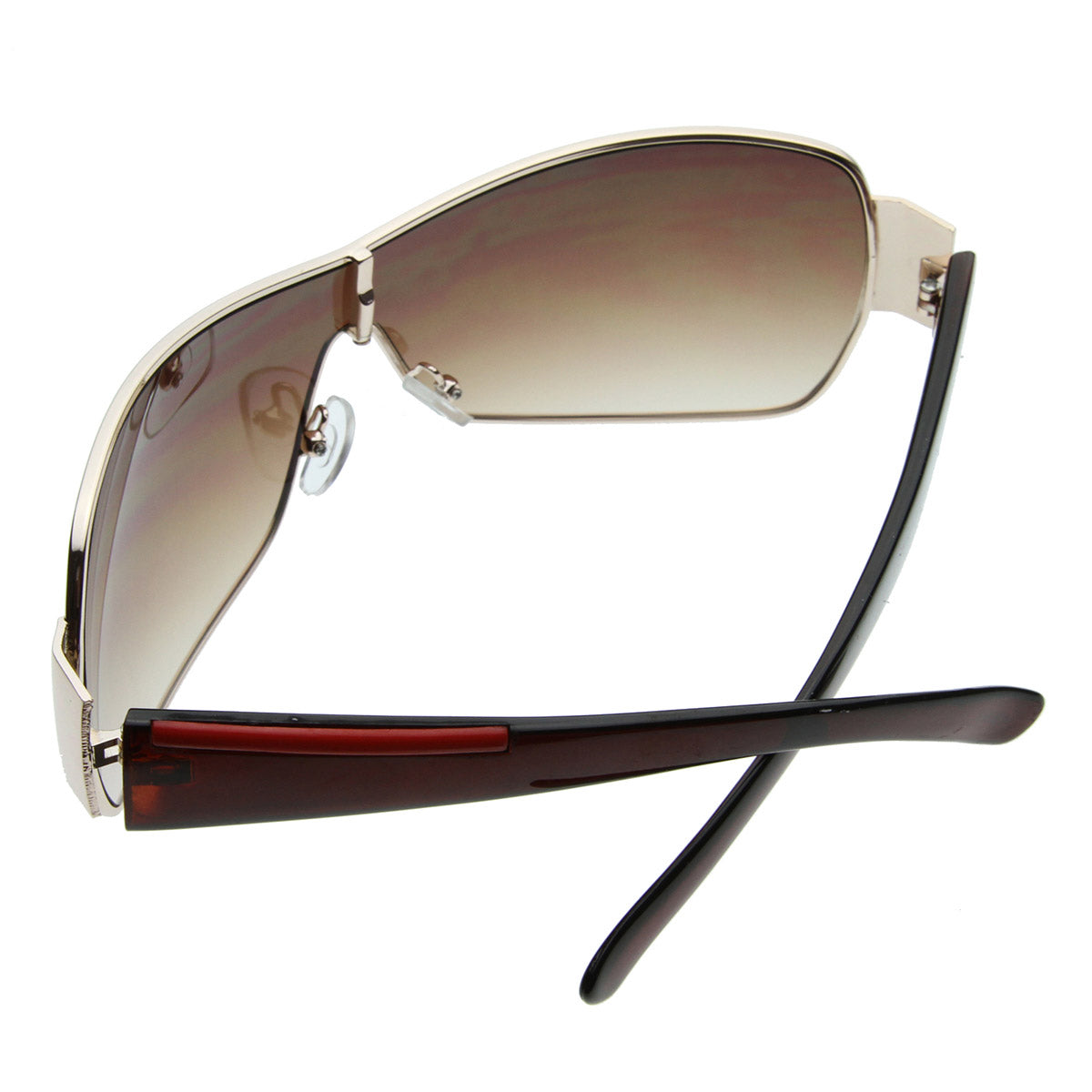 Designer Inspired Modern Shield Sunglasses