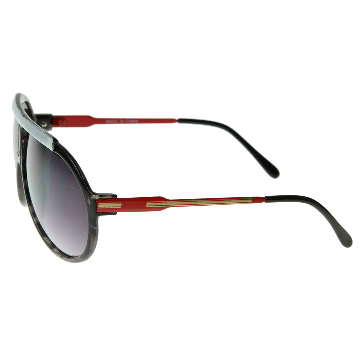 Designer Inspired 80s Style Retro Sport Aviator Sunglasses