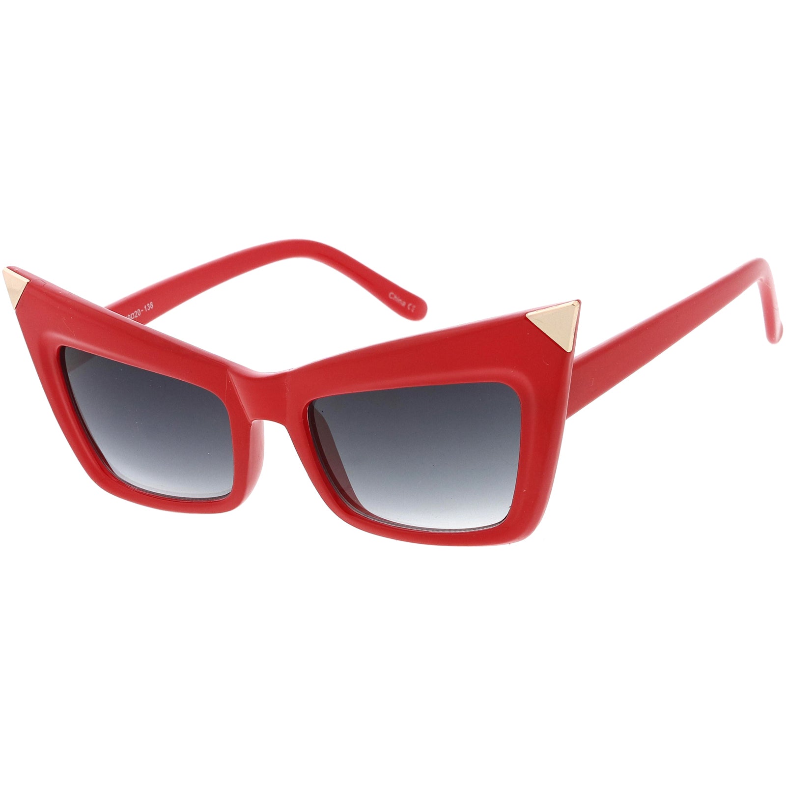 Empyre Frankie Red Square Cat Eye Sunglasses