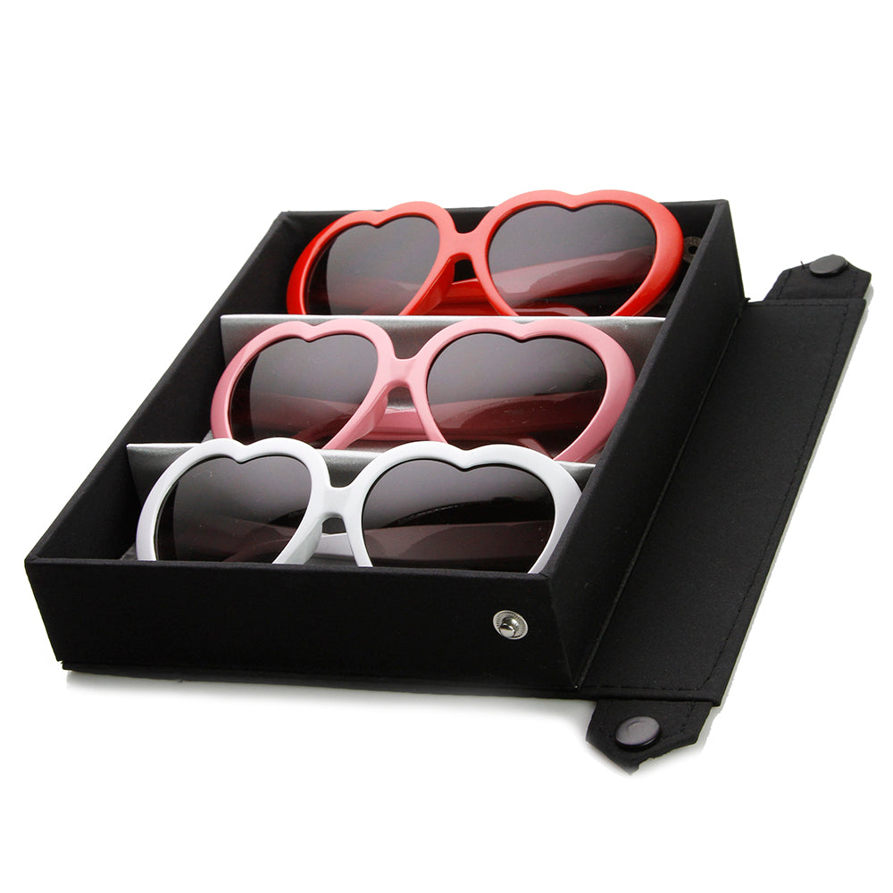 Heart-Throb Glasses - Fun Oversized Heart-Shaped Sunglasses