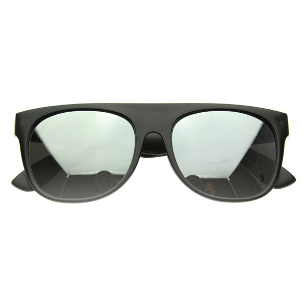 Color Flat Top Horn Rimmed Sunglasses