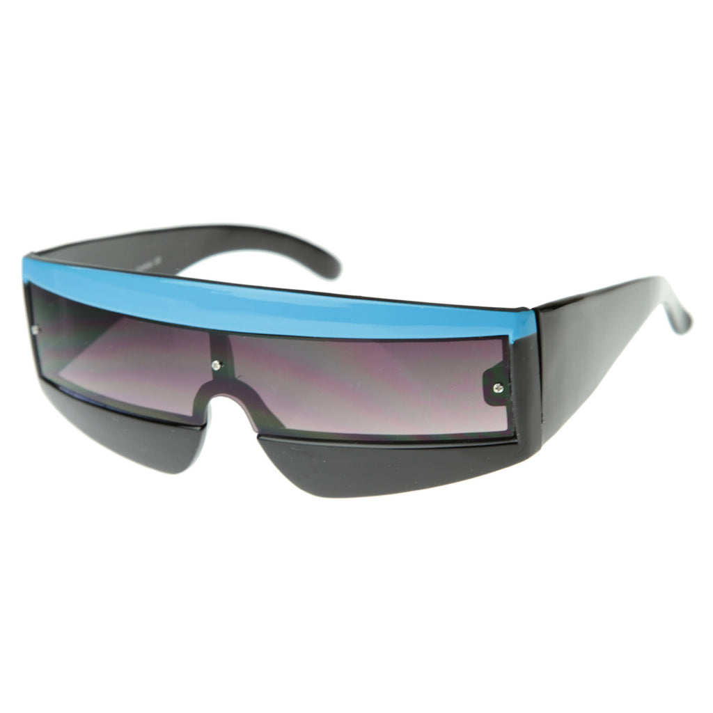 Futuristic Colorful Wrap Around Sunglasses