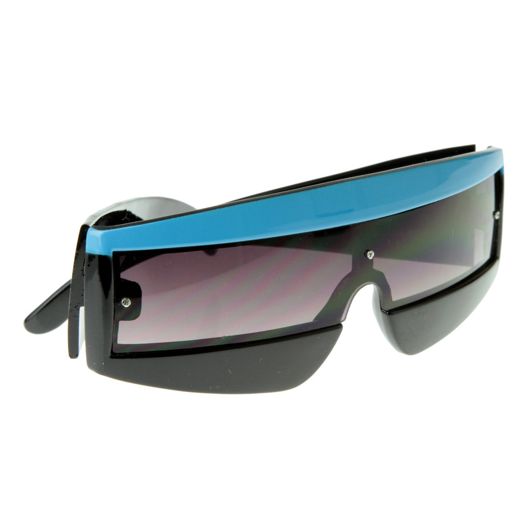 Futuristic Colorful Wrap Around Sunglasses
