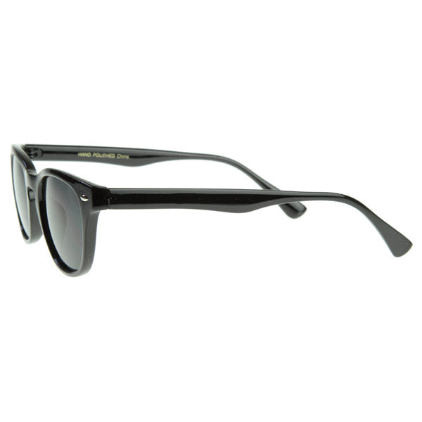 Vintage Inspired Medium Classic Keyhole Horn Rimmed Thin Horn Rimmed Sunglasses 8236