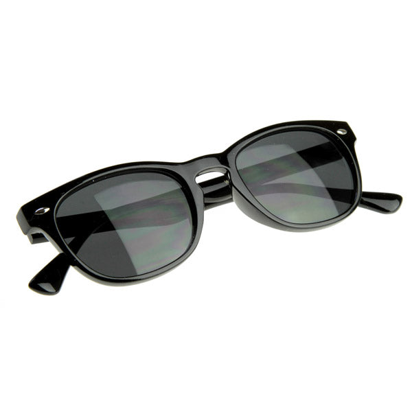 Vintage Inspired Medium Classic Keyhole Horn Rimmed Thin Horn Rimmed Sunglasses 8236